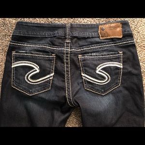 Silver AIKO Skinny Jeans